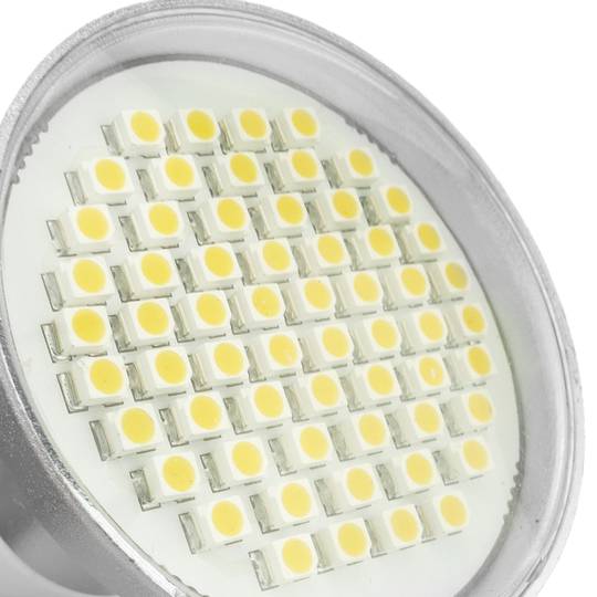 Lampadina 3W 230VAC luce calda 120 ° 50 millimetri SMD GU10 LED