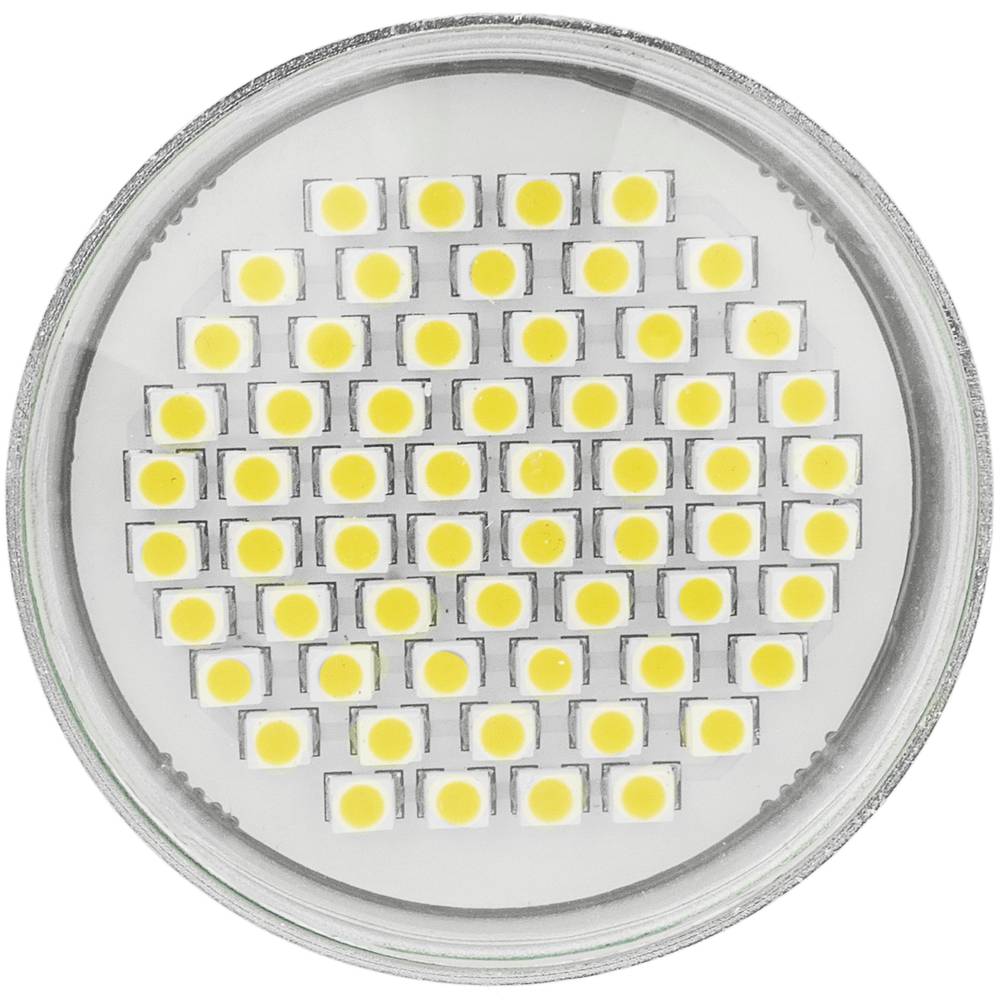 Bombilla LED SMD GU10 230VAC 3W 120° 50mm luz cálida