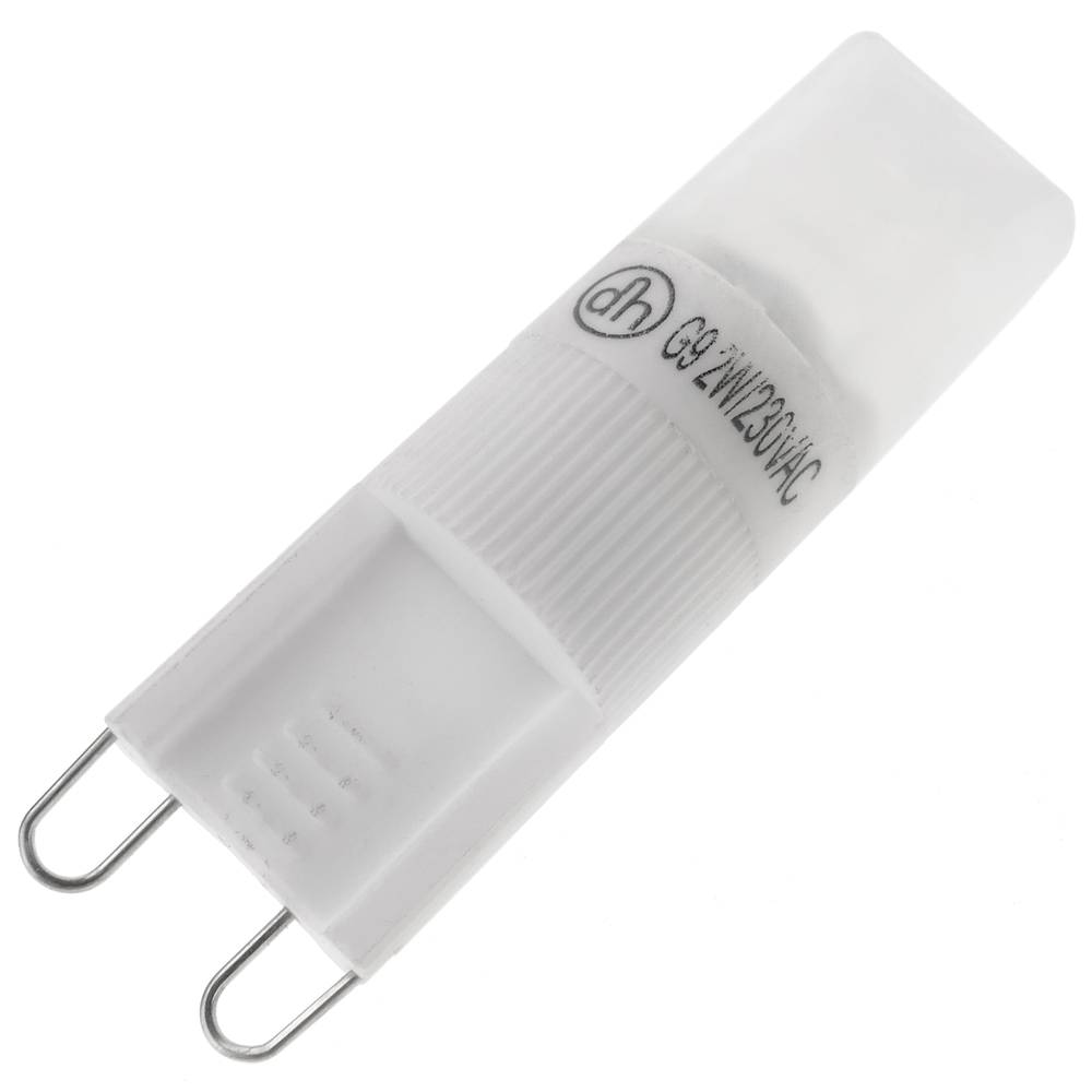 Bombeta LED G9 bipin 230VAC 2W llum càlida