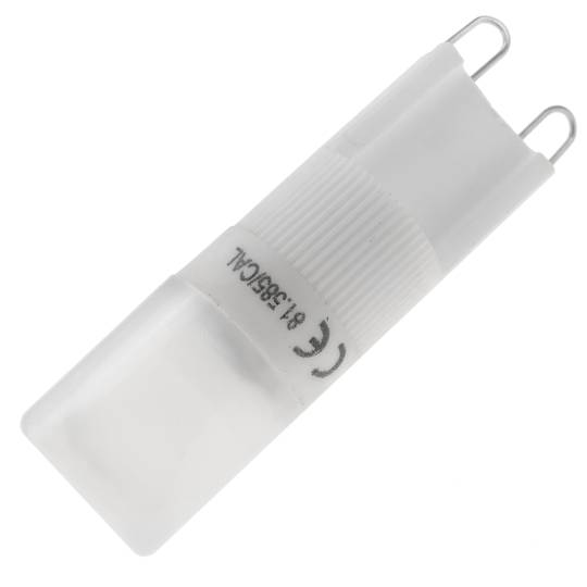 Bombeta LED G9 bipin 230VAC 2W llum càlida