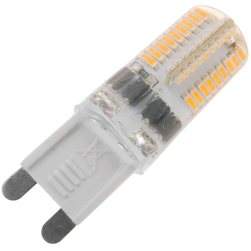 Bombeta LED G9 bipin 230VAC 3W llum càlida