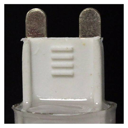 Ampoule LED 5W 230VAC G9 deux broches lumière chaude