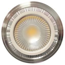 LED-COB inbouwlamp AR111 G53 9W 95mm koudwit zilver dag 6000K