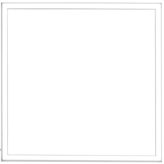 Panel LED para techo de luz de día 36W 6000-6500K. Marco para techo registrado de 60x60 cm