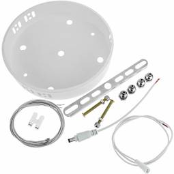 Accessorio per appendere il pannello LED del soffitto con 4 cavi in acciaio