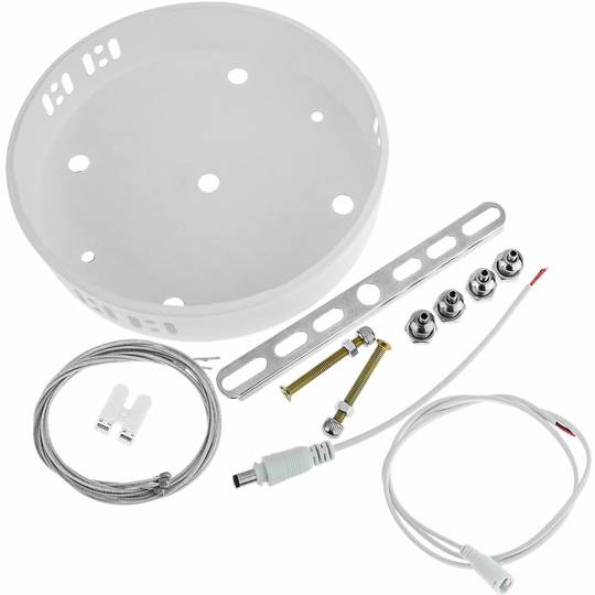 Accesorio para colgar panel LED del techo con 4 cables de acero