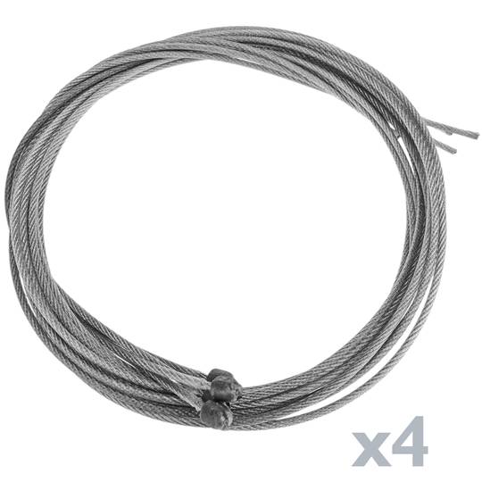 Accesorio para colgar panel LED del techo con 4 cables de acero