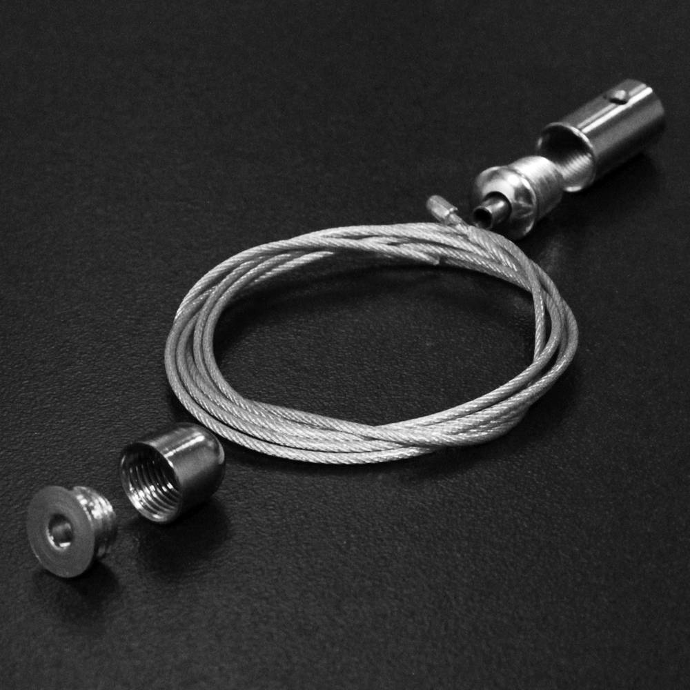 Montagem fios de aço pendurado kit painel de LED - 6 cabos