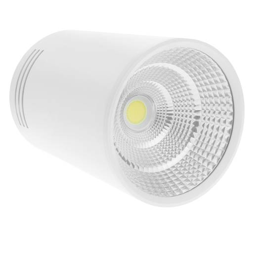 Foco LED de superfície Lâmpada COB 7W 220VAC 6000K branco 75mm