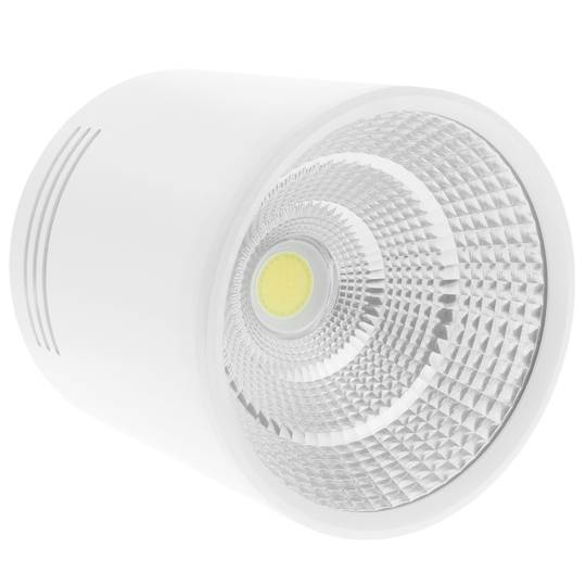 Spot à LED de surface Lampe foyer COB 12W 220VAC 3000K blanc 100mm