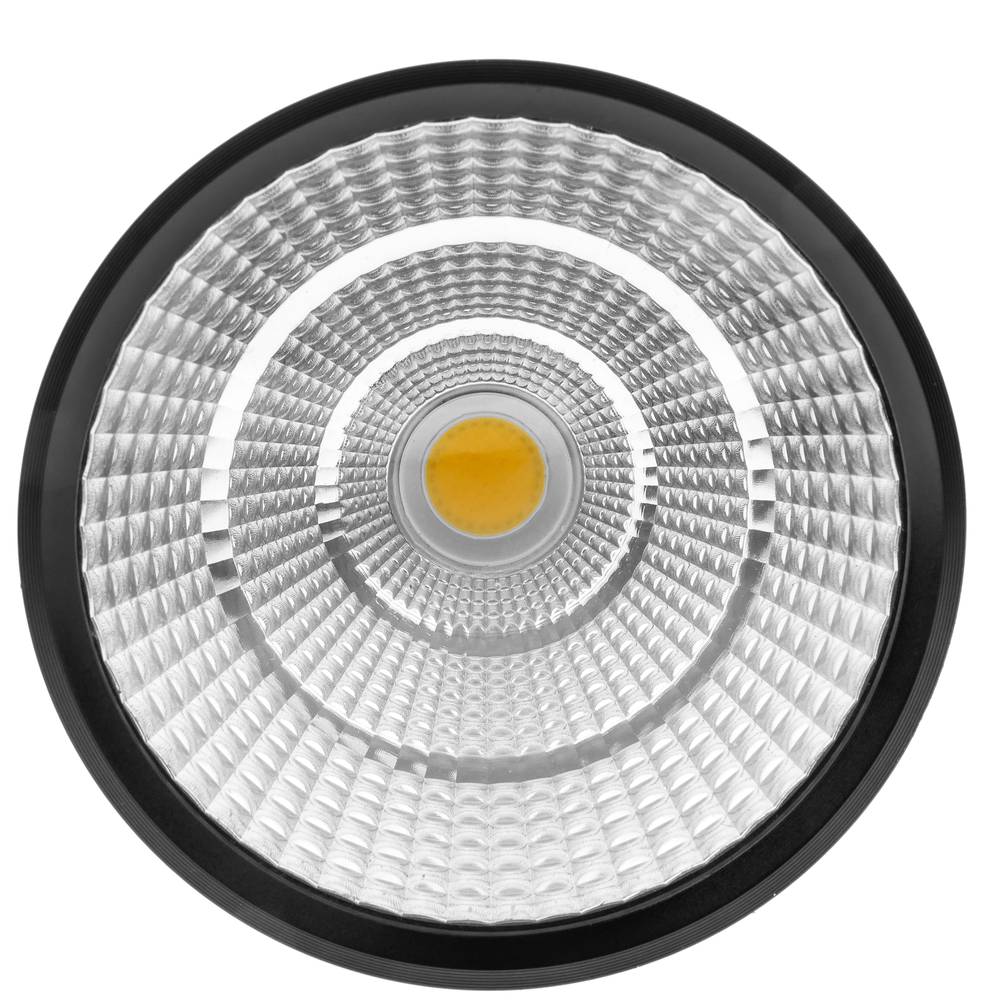 Spot à LED de surface Lampe foyer COB 5W 220VAC 3000K noir 75mm