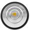 Foco LED de superficie Lámpara COB 7W 220VAC 6000K negra 75mm
