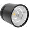 Faretto a LED di superficie Lampada COB 12W 220VAC 3000K nero 100mm