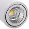 Projecteur de surface LED avec lampe COB tête mobile 7W 220VAC 3000K blanc 75mm