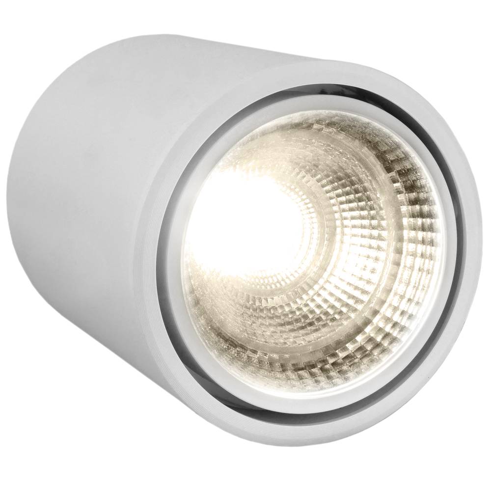 Foco LED de superficie con cabezal móvil Lámpara COB 7W 220VAC 3000K blanca  75mm - Cablematic