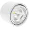 Candeeiro de superfície LED COB 12W 220VAC 3000K branco 90mm