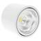 Candeeiro de superfície LED COB 12W 220VAC 3000K branco 90mm