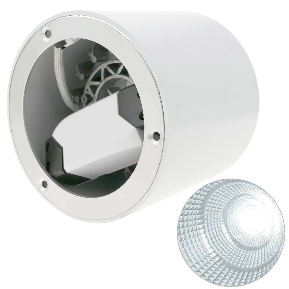 Focus LED de superfície Llum COB 12W 220VAC 6000K blanca 115mm