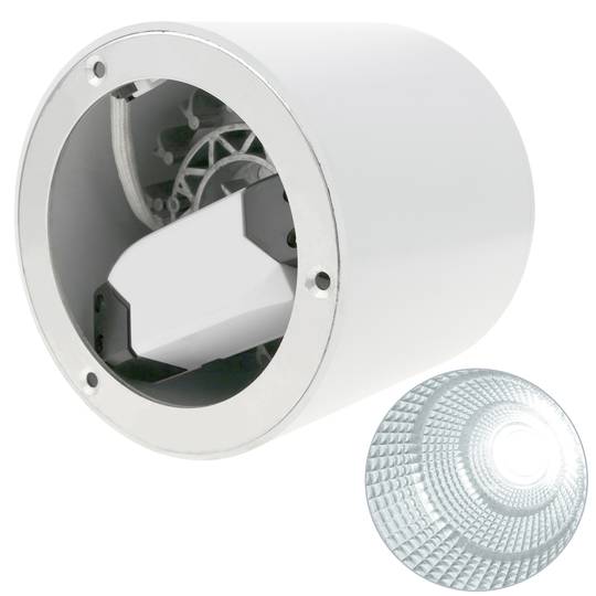 Focus LED de superfície Llum COB 12W 220VAC 6000K blanca 115mm