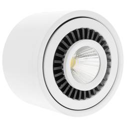 Surface LED spotlight COB lamp 9W 220VAC 3000K white 85mm