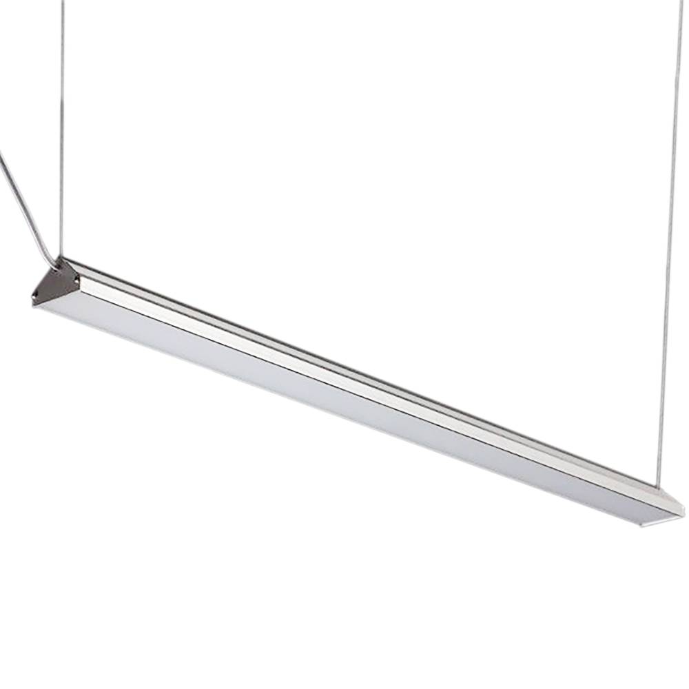 Narożna lampa wisząca LED 220VAC 80W biała ciepła