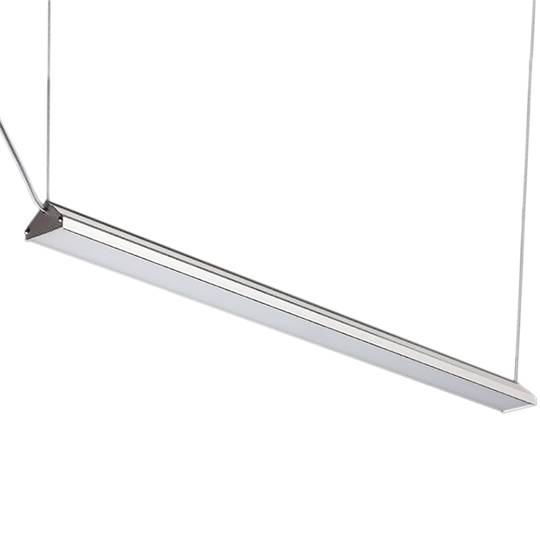 Narożna lampa wisząca LED 220VAC 80W biała ciepła