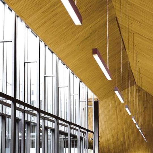 Narożna lampa wisząca LED 220VAC 80W biała ciepła