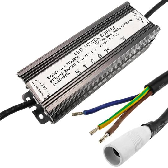 Narożna lampa wisząca LED 220VAC 80W biała ciepła