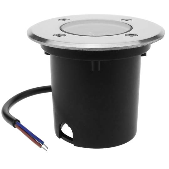 Focus LED de sòl de 3W 80mm. Llum blanc càlid de 3000K