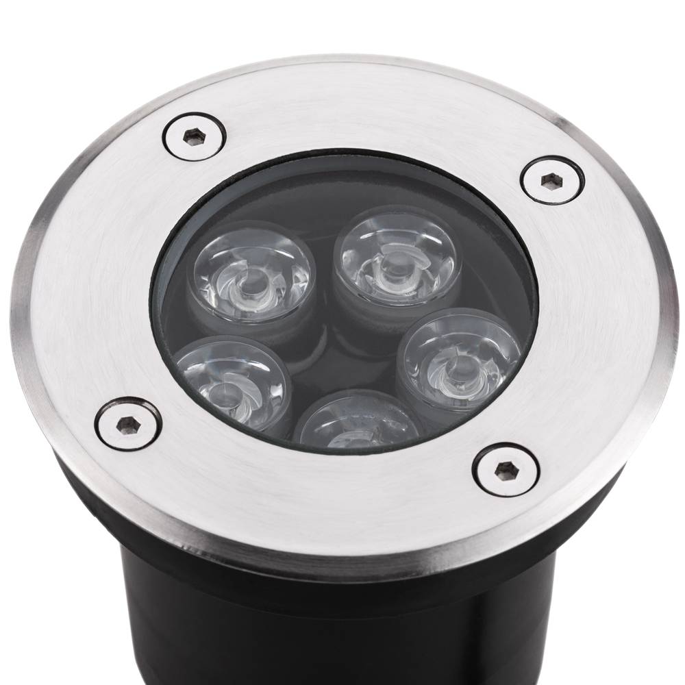 Holofote LED 5W 100mm. Luz branca 6000K dia