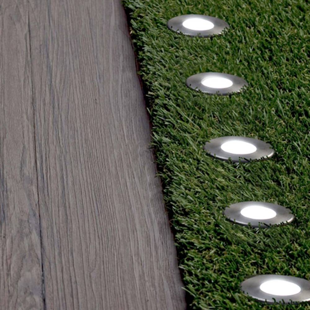 Focus LED de sòl de 5W 100mm. Llum blanca dia de 6000K