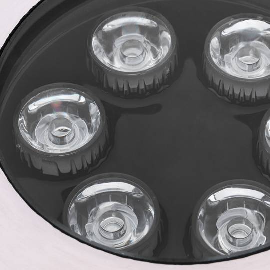 Spot LED 6W 150mm avec lumière rouge