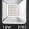 Faretto a LED IP66 10W 1000LM con fissaggio regolabile
