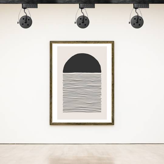 Foco LED de raíl 12W blanco frío día 100x170mm negro