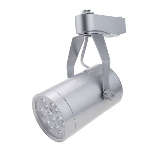 Reflektor LED 7W zimny biały dzień 70x123mm srebrny