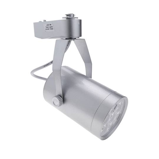 Reflektor LED 7W zimny biały dzień 70x123mm srebrny