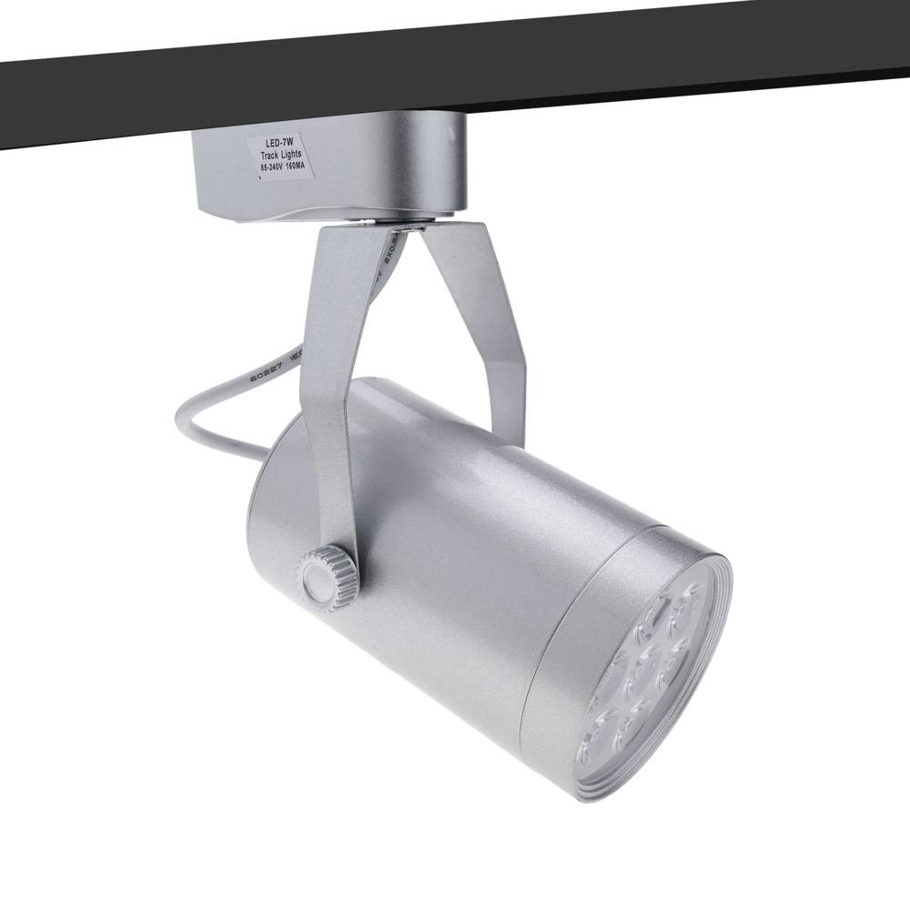 Reflektor LED 7W zimny biały dzień 70x123mm srebrny