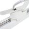 Foco LED de raíl 12W blanco frío día 100x125mm blanco y plata