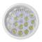 Foco LED de raíl 18W blanco frío día 120x155 mm blanco