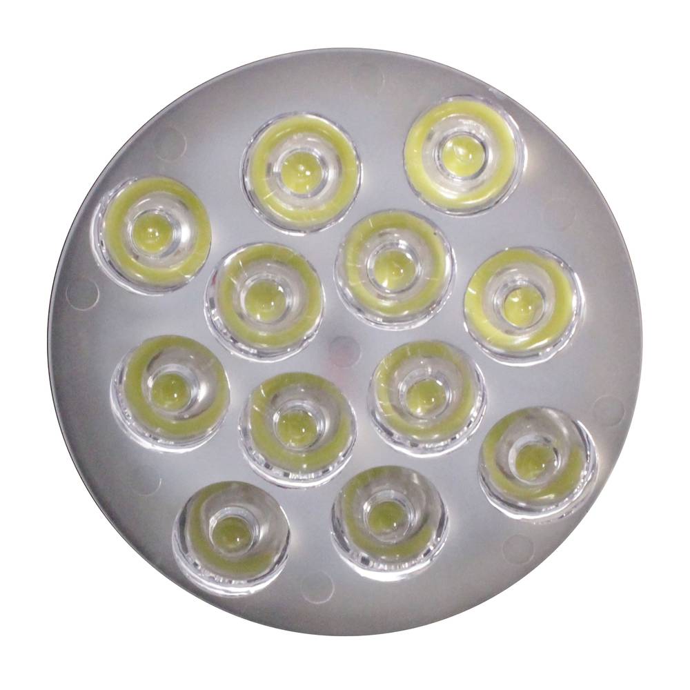 12W LED-raillicht koudwit dag 100x190mm ivoorwit