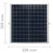 Lâmpada foco LED exterior IP65 60W com bateria recarregável de 20000 mAh e painel solar