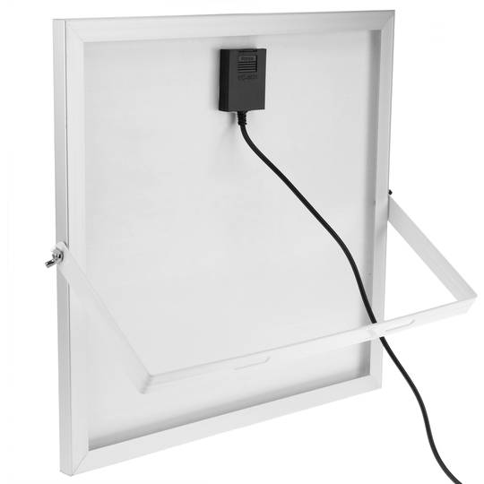 Lâmpada foco LED exterior IP65 60W com bateria recarregável de 20000 mAh e painel solar