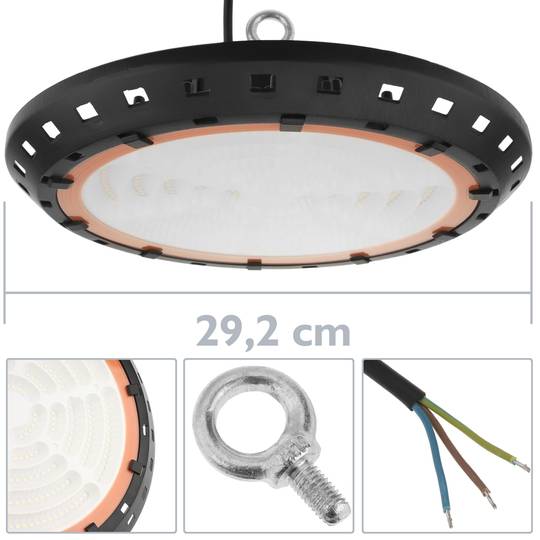 Lampada industriale UFO 100W 6500K