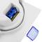 LED light 90mm square recessed 7W warm white 3200K