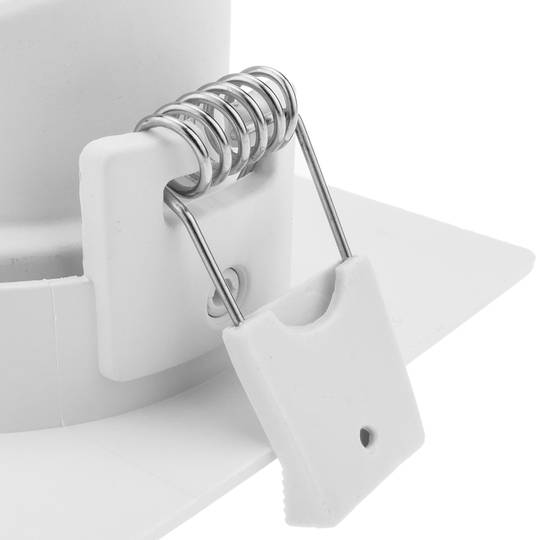 Luz LED 90mm empotrada cuadrada 7W blanco neutro 4000K