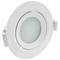 Feu à LED 90mm encastré rond 7W blanc chaud 3000K