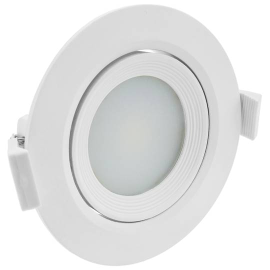LED light 90mm recessed round 7W neutral white 4000K