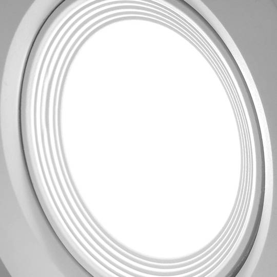 90mm round recessed 7W tilting LED light with light color selector