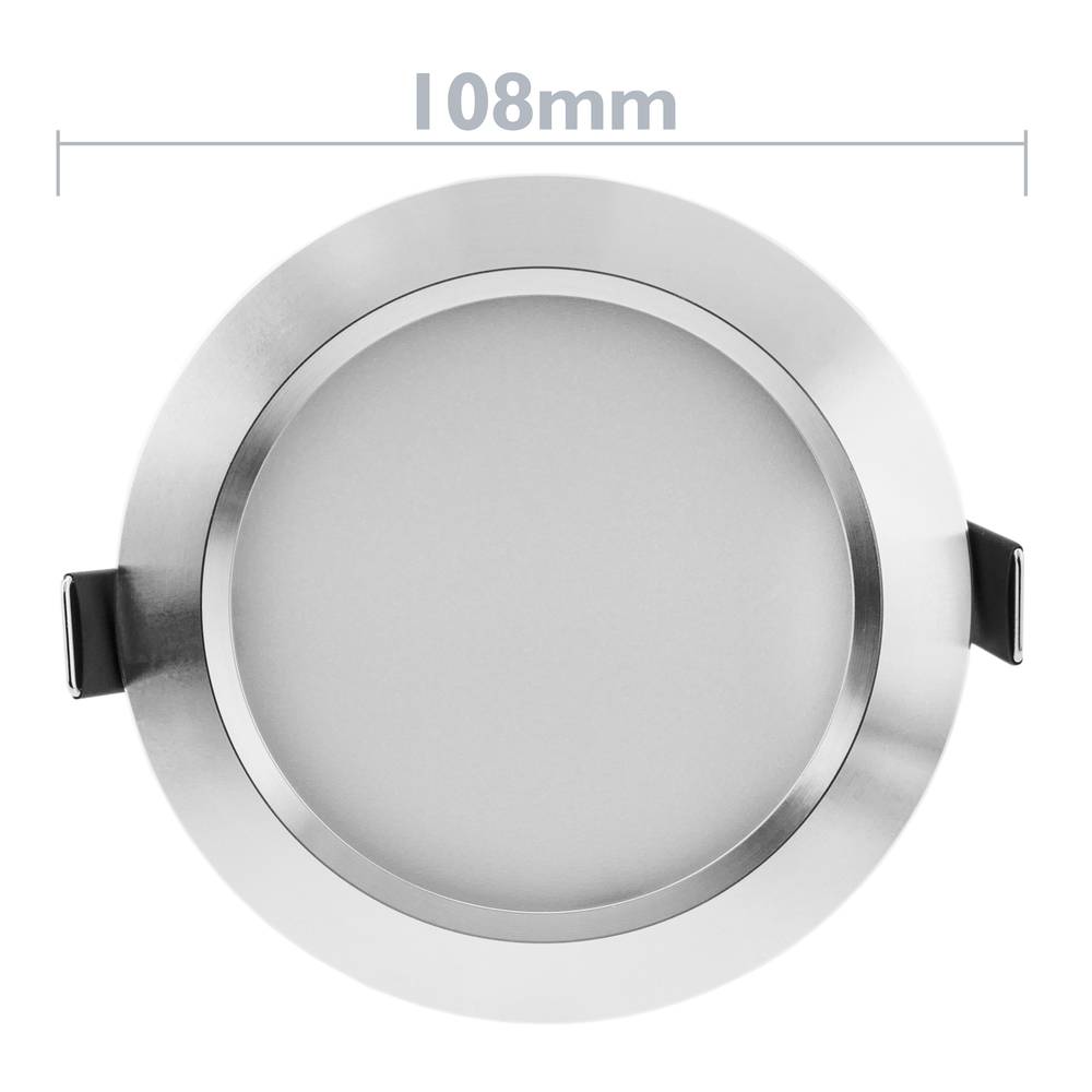 Recessed downlight LED 7W 88-108mm white day