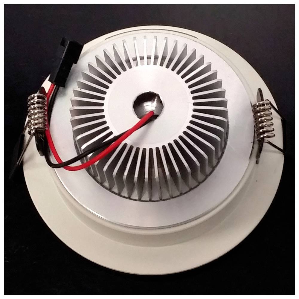 LED recessed downlight 15W 135-150mm white cold day